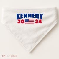 Kennedy 2024 For President USA-Made Doggie Bandana thumb 0