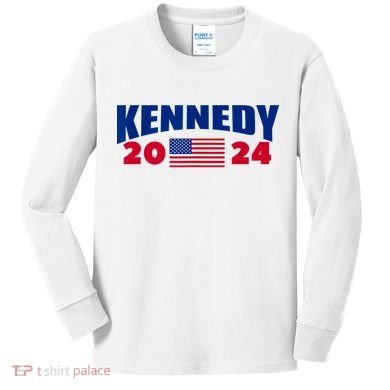 Kennedy 2024 For President Kids Long Sleeve Shirt