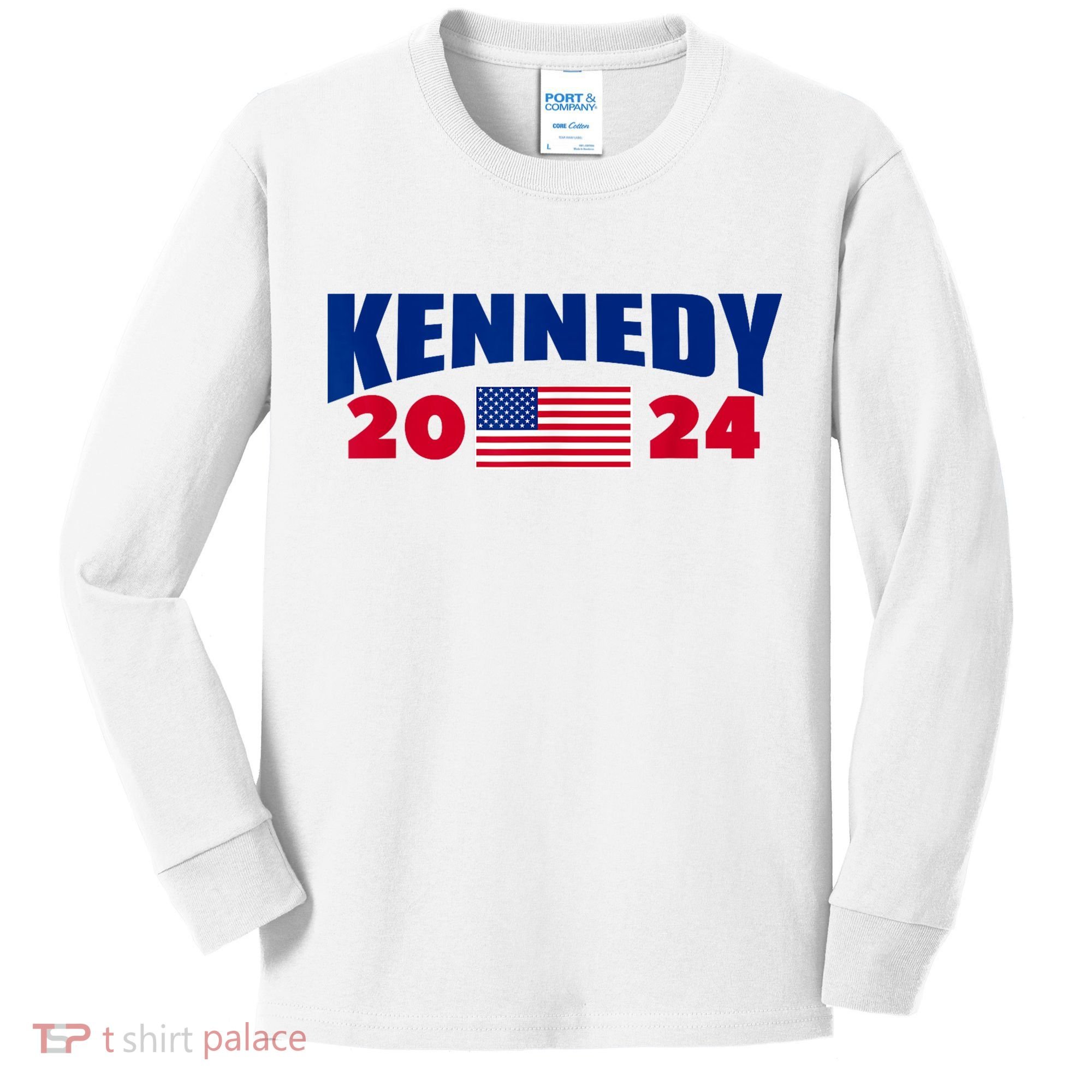Kennedy 2024 For President Kids Long Sleeve Shirt