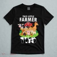 Kids 2 Years Old Boy Farmer 2nd Birthday Farm Animals Kids T-Shirt thumb 5