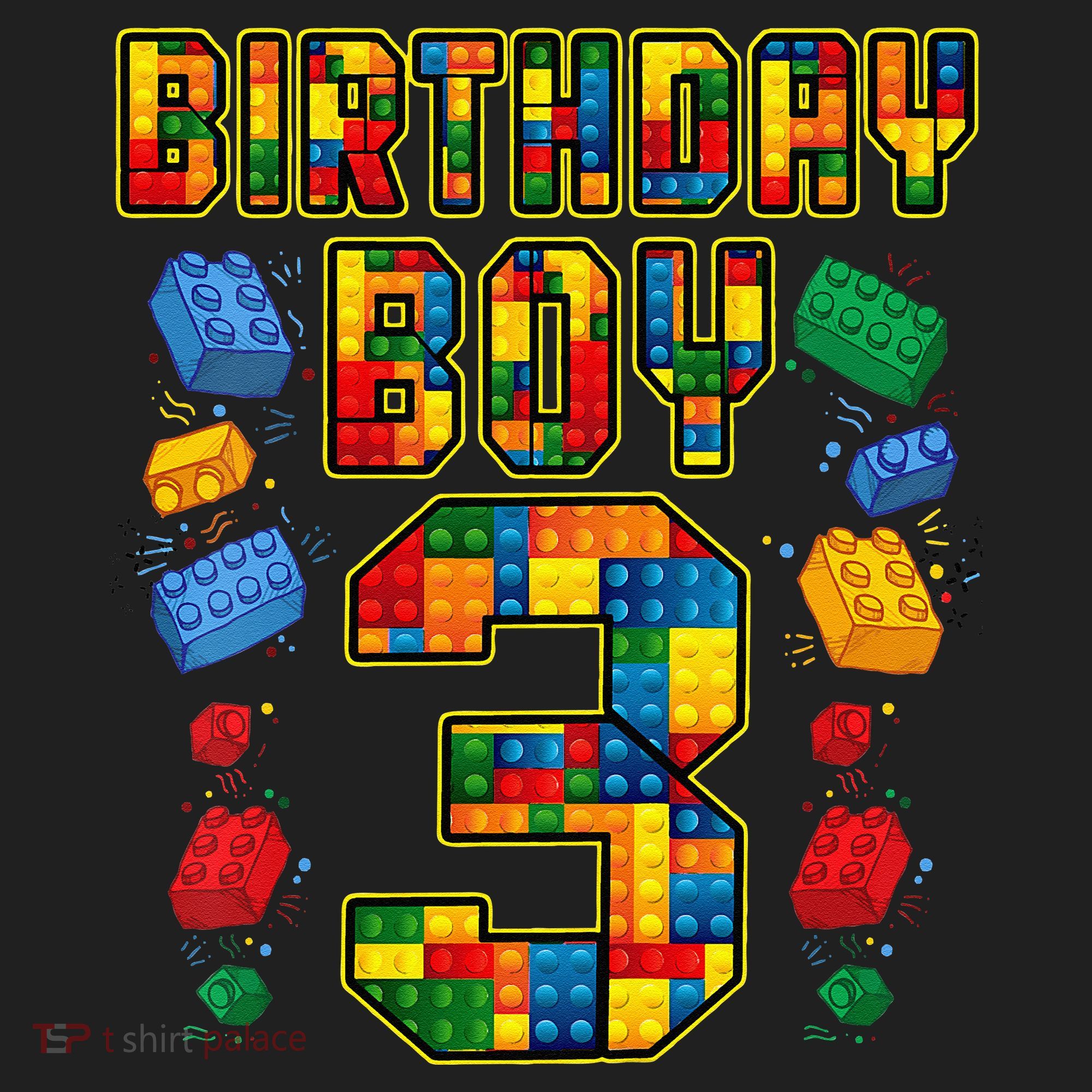Kids 3rd Birthday Master Builder 3 Years Old Block Building Women's Sweatshirt