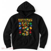 Kids 3rd Birthday Master Builder 3 Years Old Block Building Hoodie thumb 0