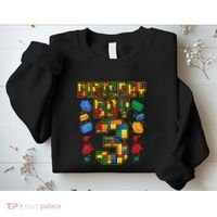 Kids 3rd Birthday Master Builder 3 Years Old Block Building Sweatshirt thumb 2