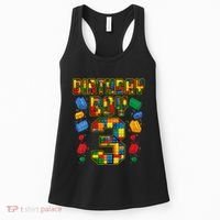 Kids 3rd Birthday Master Builder 3 Years Old Block Building Women's Tank Top thumb 0