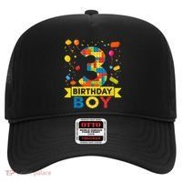 Kids 3 Year Old Building Blocks 3rd Birthday Boy Hat thumb 0