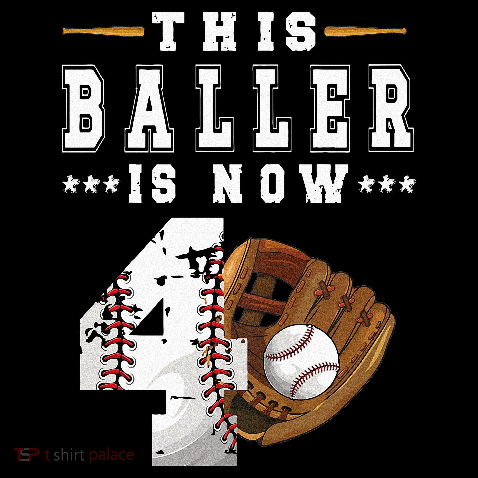 Kids 4th Birthday Baseball Boy Four Year Old Baseball Player Women's Hoodie