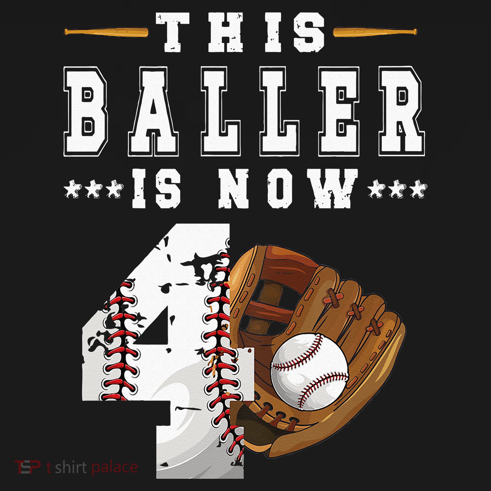 Kids 4th Birthday Baseball Boy Four Year Old Baseball Player Women's Tank Top