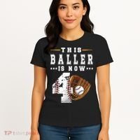 Kids 4th Birthday Baseball Boy Four Year Old Baseball Player Women's T-Shirt thumb 4