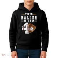 Kids 4th Birthday Baseball Boy Four Year Old Baseball Player Kids Hoodie thumb 4