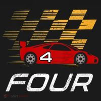Kids 4th Birthday Race Car I Funny Four Years Old Boys Long Sleeve Shirt thumb 2