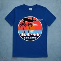 KC 46 Pegasus Vintage Tropical Sunset Air Refueling T-Shirt thumb 5