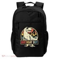 Kids 4 Year Old 4th Birthday Boy T Rex Dinosaur Backpack thumb 0
