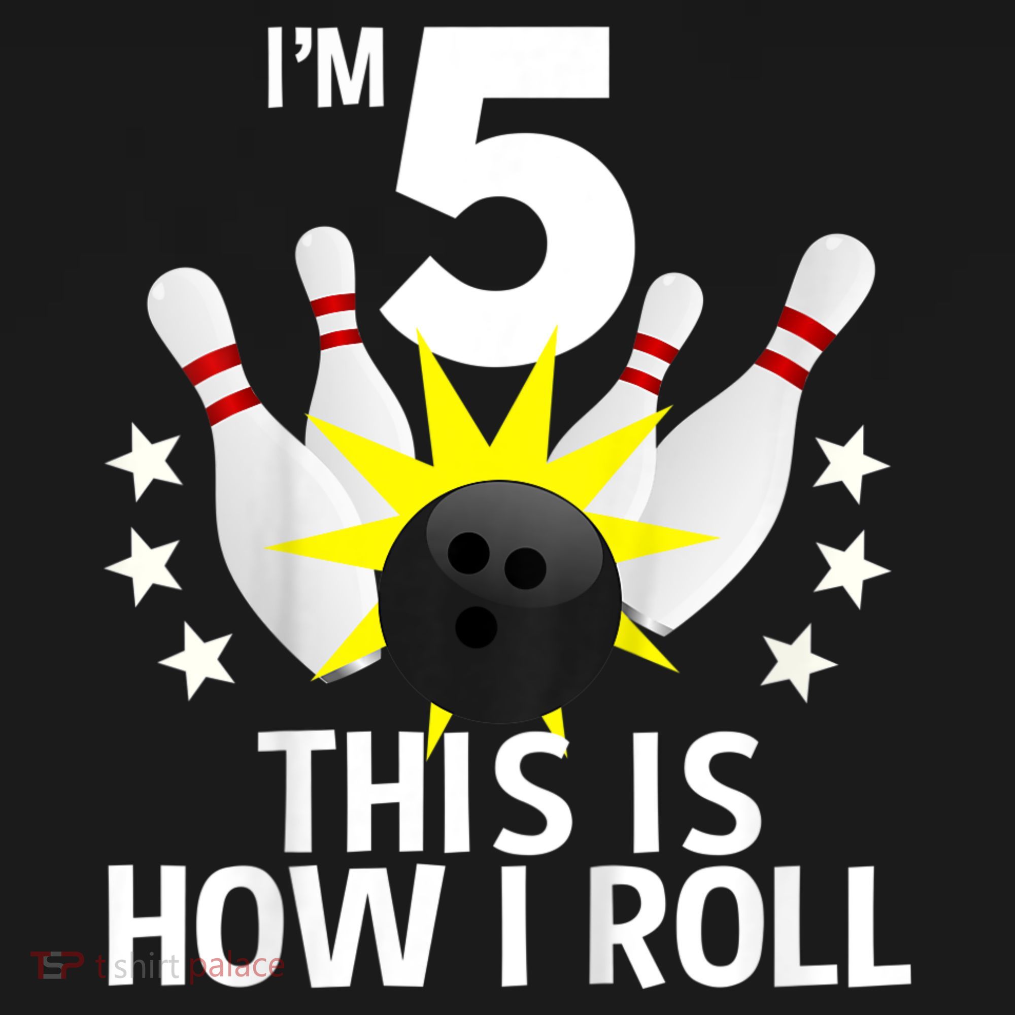 Kids 5 Year Old Bowling Birthday Party How I Roll 5th Mousepad