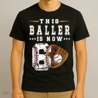 Kids 6th Birthday Baseball Boy Six Year Old Baseball Player T-Shirt thumb 3