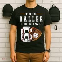 Kids 6th Birthday Baseball Boy Six Year Old Baseball Player T-Shirt thumb 6