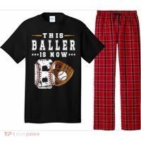 Kids 6th Birthday Baseball Boy Six Year Old Baseball Player Pajama Set thumb 0