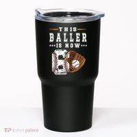 Kids 6th Birthday Baseball Boy Six Year Old Baseball Player Tumbler thumb 0