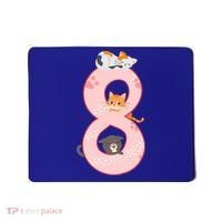 Kids 8th Birthday Girl Gift Cats Outfit 8 Years Old Gift Mousepad thumb 0