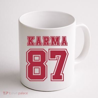 Karma 87 | Sporty Trendy Design Coffee Mug back