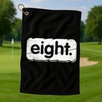 Kids 8 Year Old Birthday Boy 8th Birthday Golf Towel thumb 1
