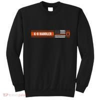 K 9 Handler Search & Rescue Thin Orange Line Flag K9 Unit Sweatshirt thumb 0