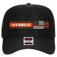K 9 Handler Search & Rescue Thin Orange Line Flag K9 Unit Hat thumb 0