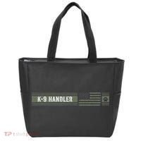 K 9 Handler K9 Unit Gift Distressed American Flag Tote Bag thumb 0