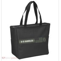 K 9 Handler K9 Unit Gift Distressed American Flag Tote Bag thumb 2