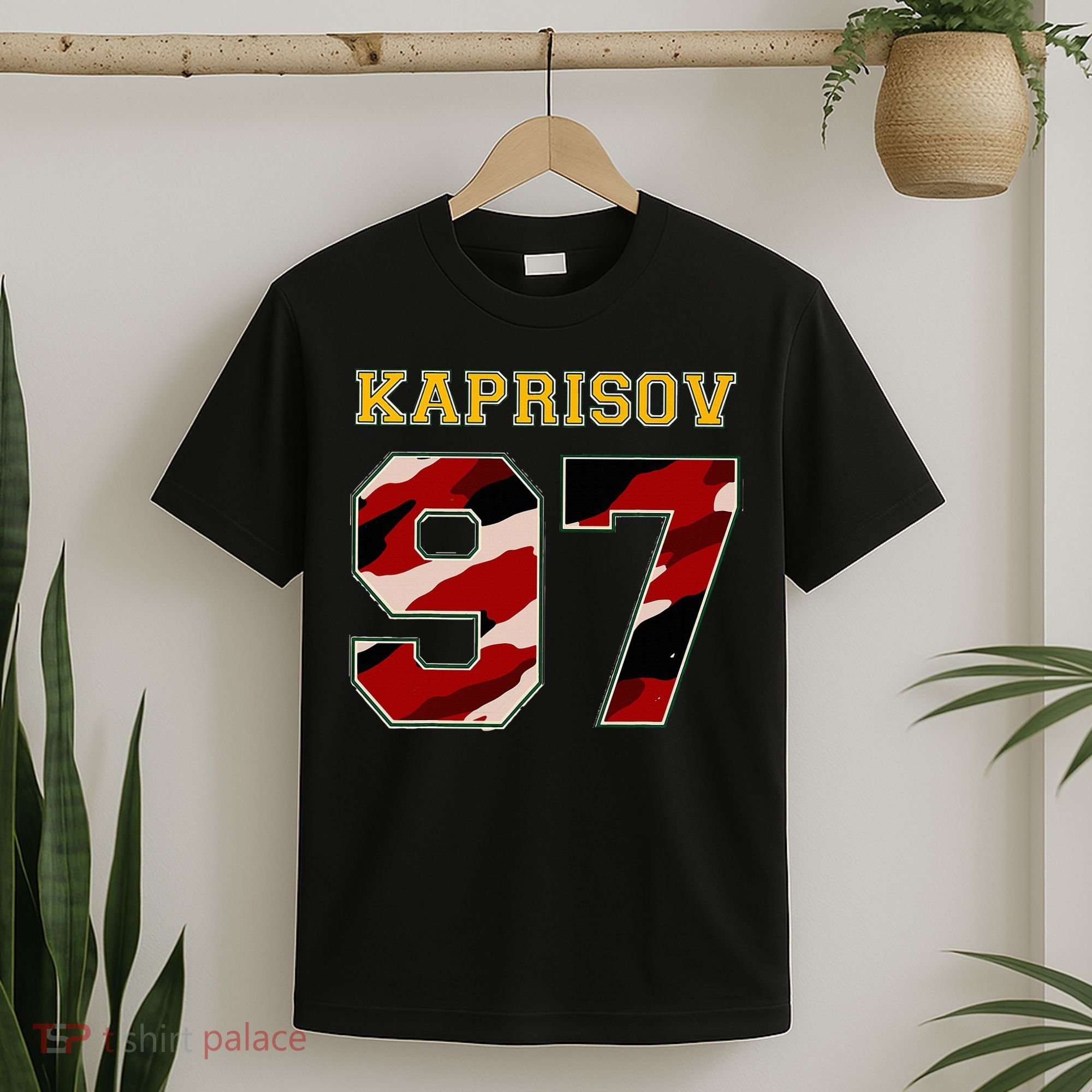 KAPRIZOV 97 Wild The Thrill Minnesota Pro Ice Hockey T-Shirt
