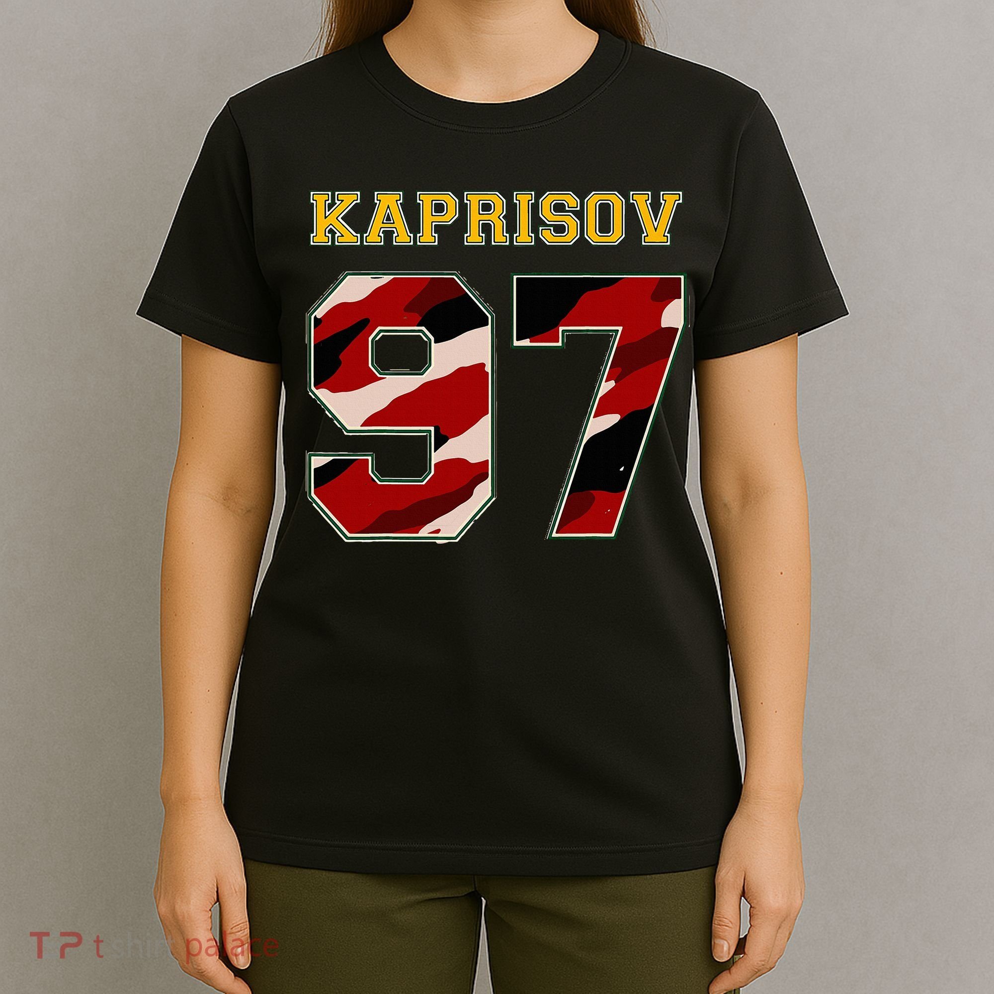 KAPRIZOV 97 Wild The Thrill Minnesota Pro Ice Hockey T-Shirt