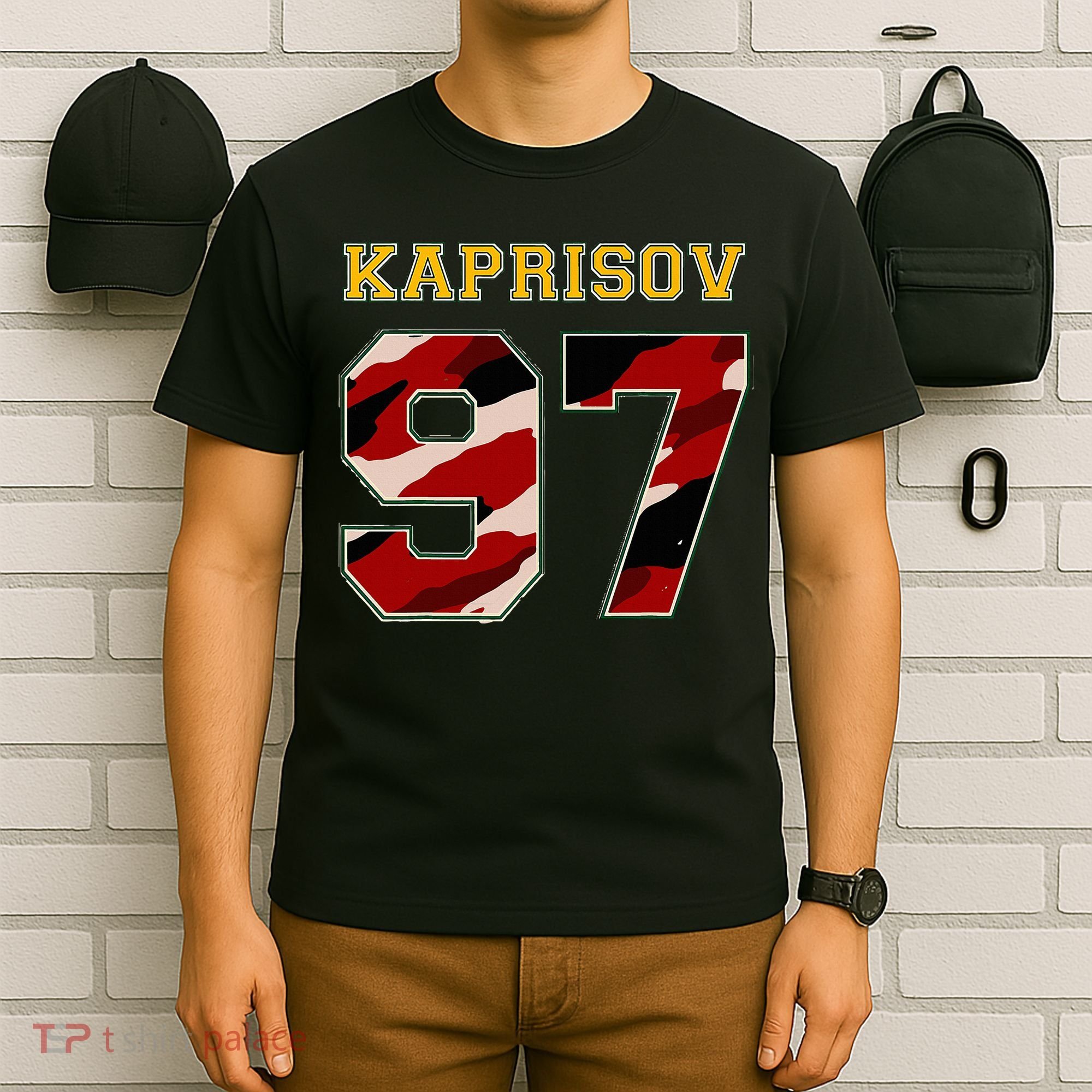KAPRIZOV 97 Wild The Thrill Minnesota Pro Ice Hockey T-Shirt
