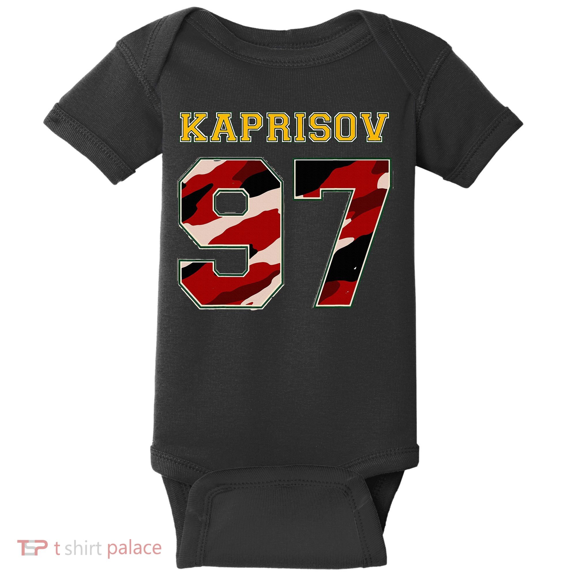 KAPRIZOV 97 Wild The Thrill Minnesota Pro Ice Hockey Baby Bodysuit