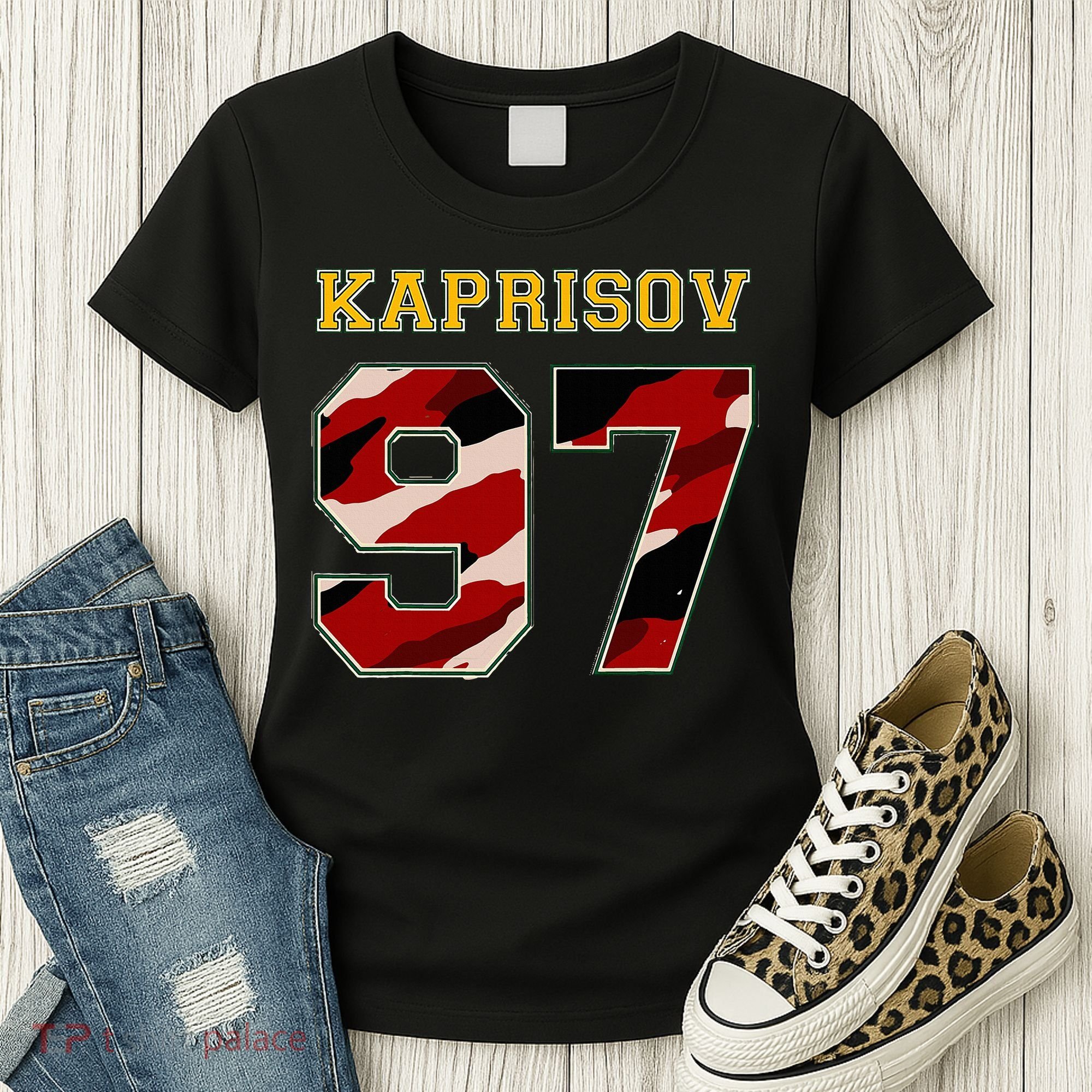 KAPRIZOV 97 Wild The Thrill Minnesota Pro Ice Hockey Women's T-Shirt