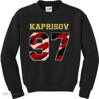 KAPRIZOV 97 Wild The Thrill Minnesota Pro Ice Hockey Kids Sweatshirt thumb 0