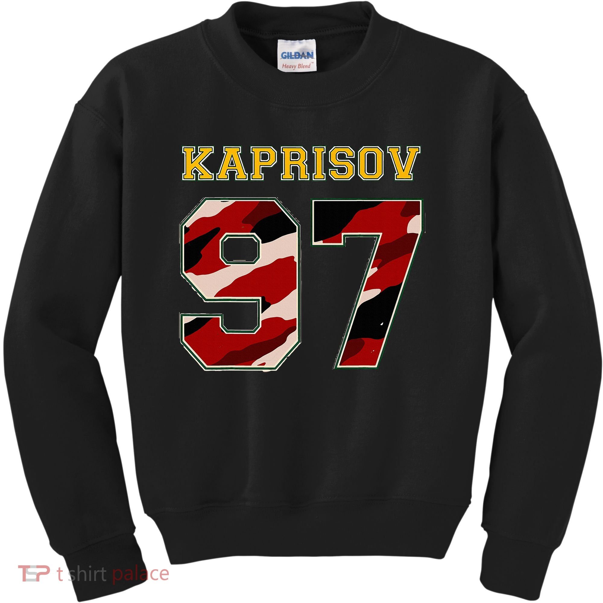 KAPRIZOV 97 Wild The Thrill Minnesota Pro Ice Hockey Kids Sweatshirt