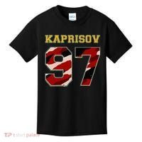 KAPRIZOV 97 Wild The Thrill Minnesota Pro Ice Hockey Kids T-Shirt thumb 0