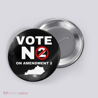 Kentucky Amendment 2 Vote No Public Schools Funding Button