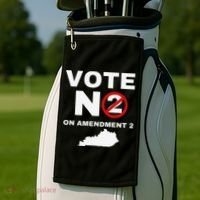 Kentucky Amendment 2 Vote No Public Schools Funding Golf Towel thumb 2