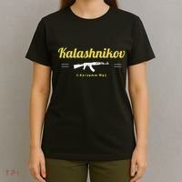 Kalashnikov Ak 47 Rifle Weapon Russia Ussr Cccp Gun Lover T-Shirt thumb 4