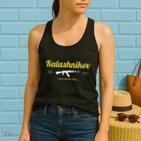 Kalashnikov Ak 47 Rifle Weapon Russia Ussr Cccp Gun Lover Women's Tank Top thumb 2