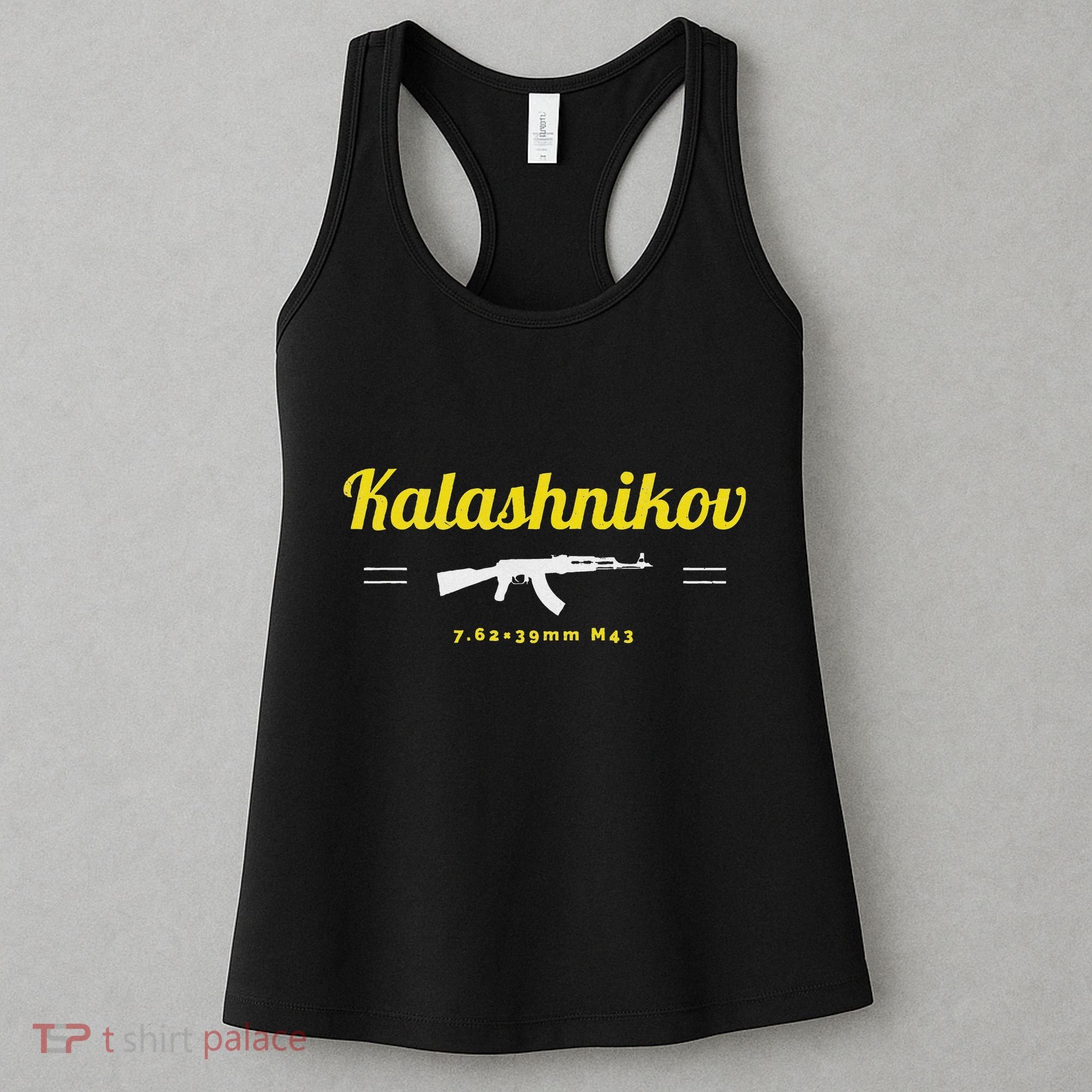 Kalashnikov Ak 47 Rifle Weapon Russia Ussr Cccp Gun Lover Women's Tank Top