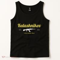 Kalashnikov Ak 47 Rifle Weapon Russia Ussr Cccp Gun Lover Tank Top thumb 2