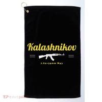 Kalashnikov Ak 47 Rifle Weapon Russia Ussr Cccp Gun Lover Golf Towel thumb 0