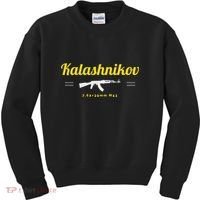 Kalashnikov Ak 47 Rifle Weapon Russia Ussr Cccp Gun Lover Kids Sweatshirt thumb 0