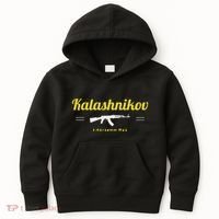 Kalashnikov Ak 47 Rifle Weapon Russia Ussr Cccp Gun Lover Kids Hoodie thumb 0