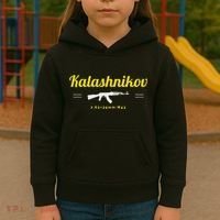 Kalashnikov Ak 47 Rifle Weapon Russia Ussr Cccp Gun Lover Kids Hoodie thumb 3