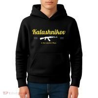 Kalashnikov Ak 47 Rifle Weapon Russia Ussr Cccp Gun Lover Kids Hoodie thumb 4