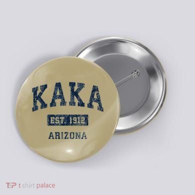 Kaka Arizona Az Vintage Established Button