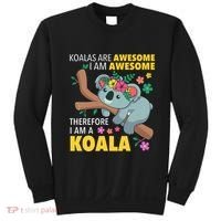 Koalas Are Awesome Funny Koala Bear Enthusiast Humor Outfit Sweatshirt thumb 0