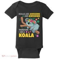 Koalas Are Awesome Funny Koala Bear Enthusiast Humor Outfit Baby Bodysuit thumb 0